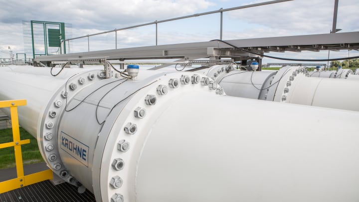 Bulk water measurement with OPTIFLUX 2300 F electromagnetic flowmeter Bulk water measurement with OPTIFLUX 2300 F electromagnetic flowmeter