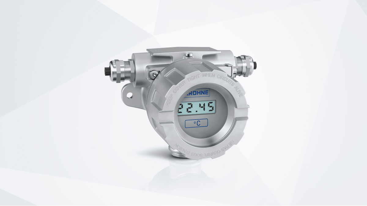 OPTITEMP TFA-100 可采用分体型安装，连接到 OPTITEMP 温度变送器 | KROHNE 科隆中国官网