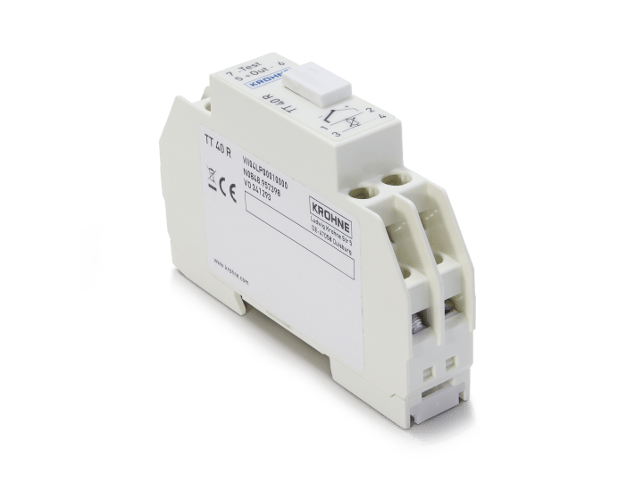 Rail-mounted temperature transmitter OPTITEMP TT 40 R – Standard version